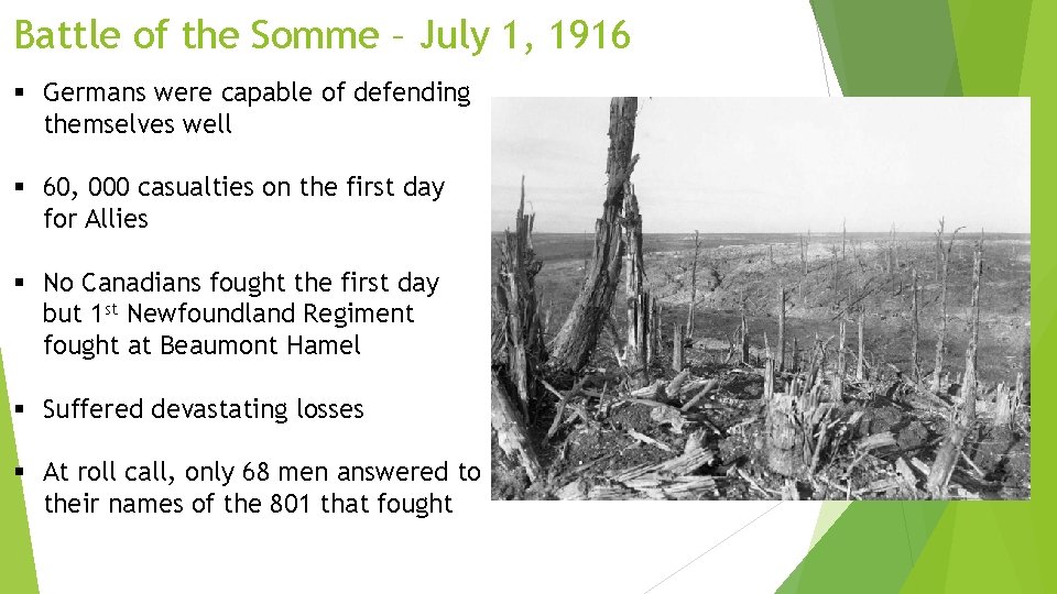 Battle of the Somme – July 1, 1916 § Germans were capable of defending