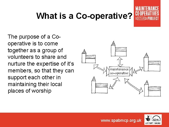 What is a Co-operative? The purpose of a Cooperative is to come together as