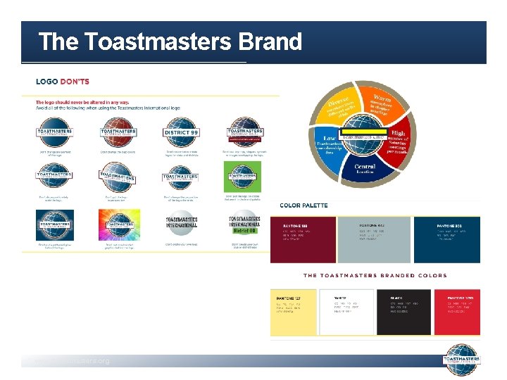 The Toastmasters Brand www. toastmasters. org 