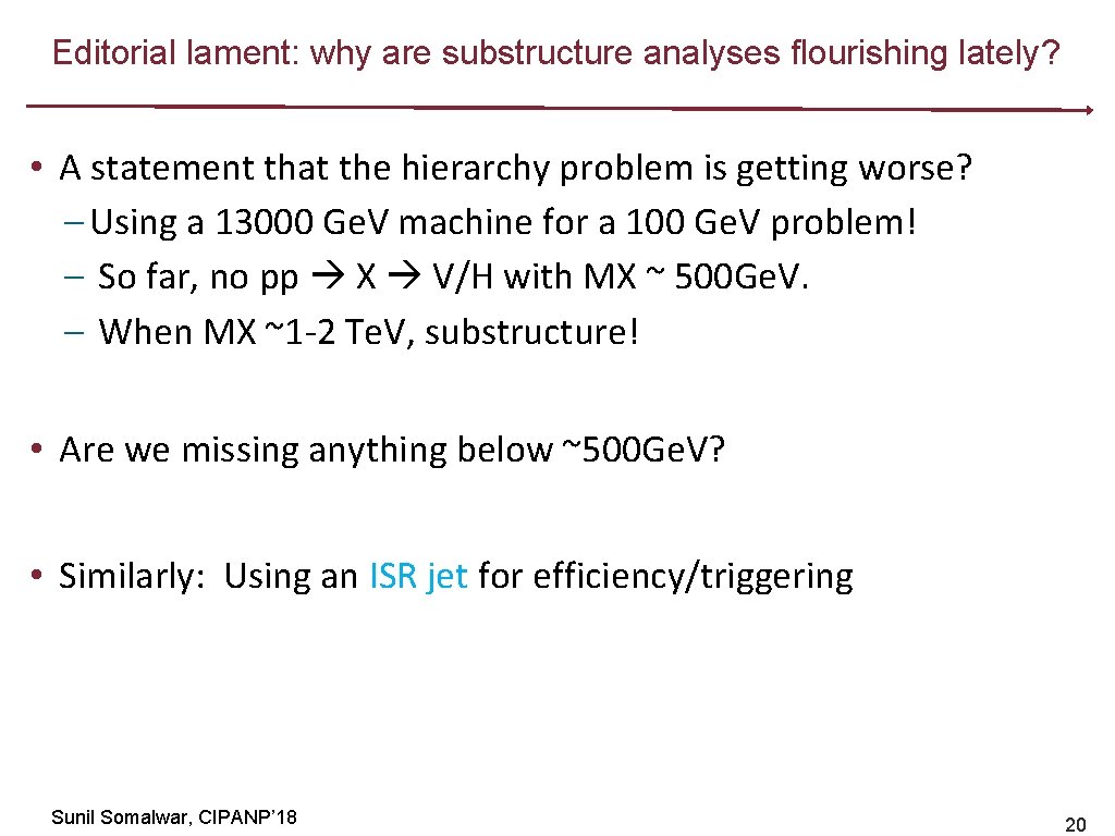 Editorial lament: why are substructure analyses flourishing lately? • A statement that the hierarchy