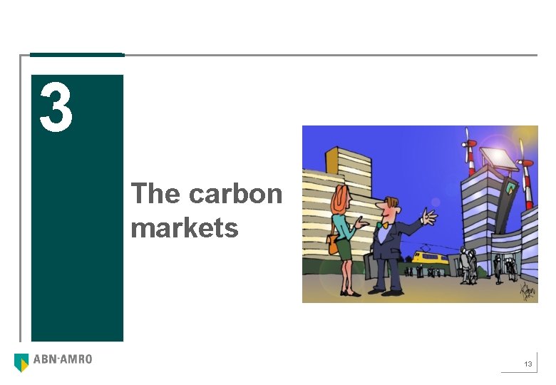 3 The carbon markets 13 
