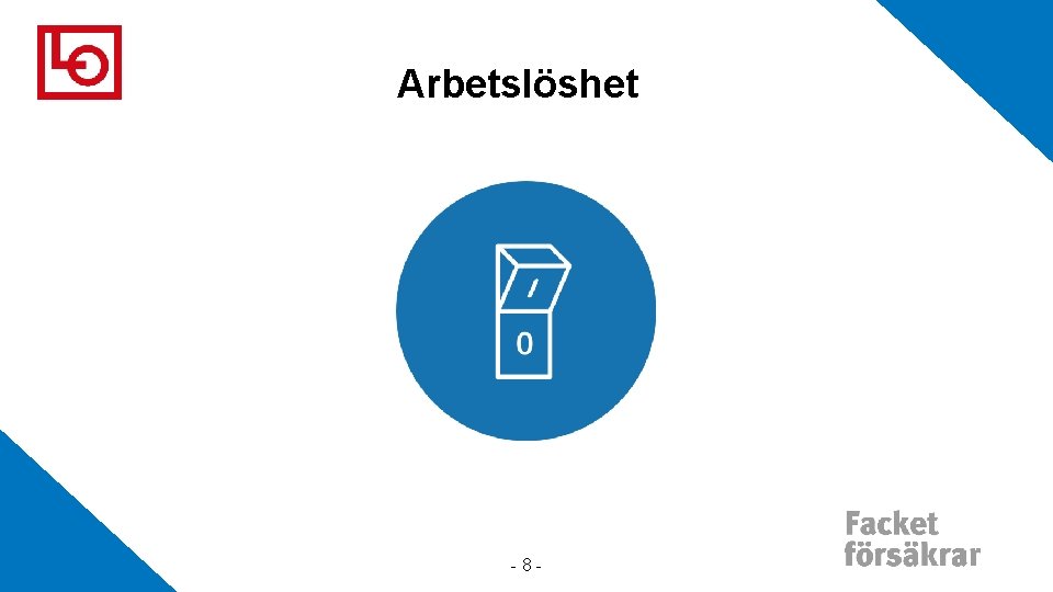 Arbetslöshet -8 - 