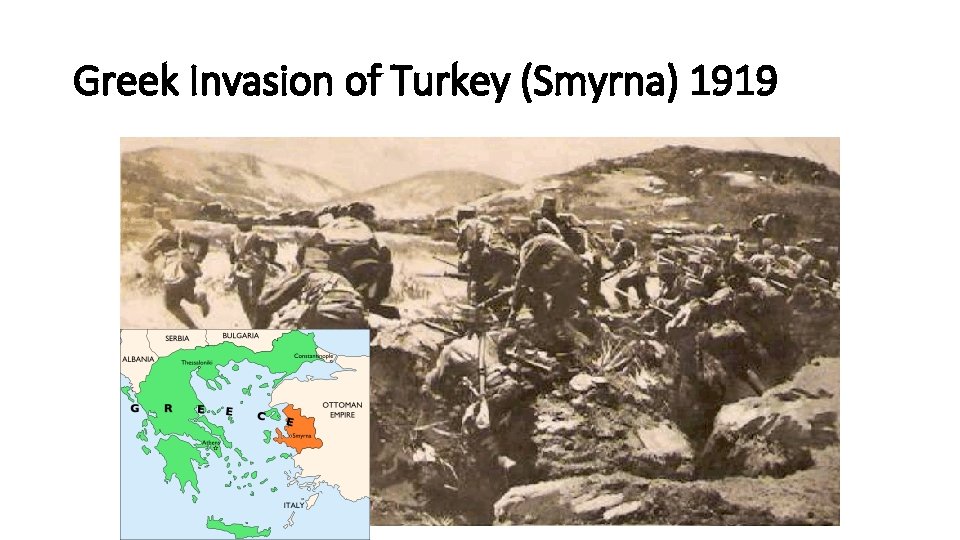 Greek Invasion of Turkey (Smyrna) 1919 