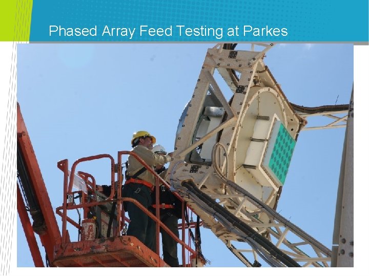 Phased Array Feed Testing at Parkes 