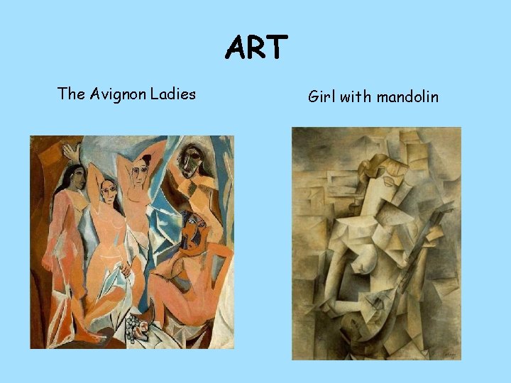 ART The Avignon Ladies Girl with mandolin 