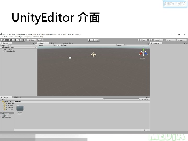 Unity. Editor 介面 