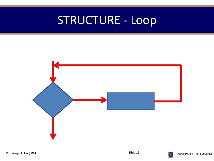 STRUCTURE - Loop Mr. Joseph Ecklu (DCS) Slide 12 STRUCTURE - Loop Mr. Joseph Ecklu (DCS) Slide 12