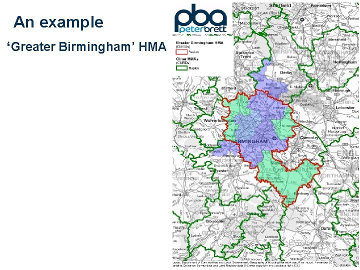 An example ‘Greater Birmingham’ HMA 
