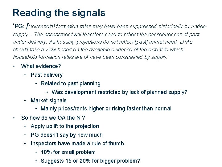 Reading the signals ‘PG: [Household] formation rates may have been suppressed historically by undersupply.