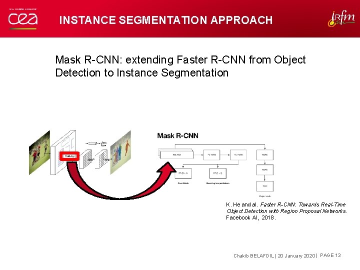 INSTANCE SEGMENTATION APPROACH Mask R-CNN: extending Faster R-CNN from Object Detection to Instance Segmentation INSTANCE SEGMENTATION APPROACH Mask R-CNN: extending Faster R-CNN from Object Detection to Instance Segmentation