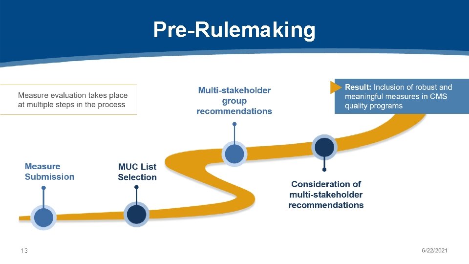 Pre-Rulemaking 13 
