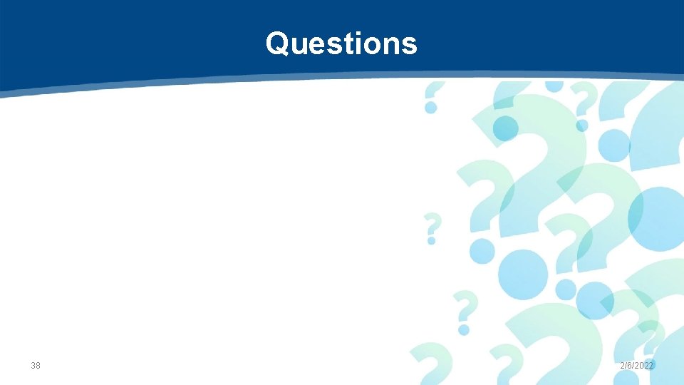 Questions 38 2/6/2022 