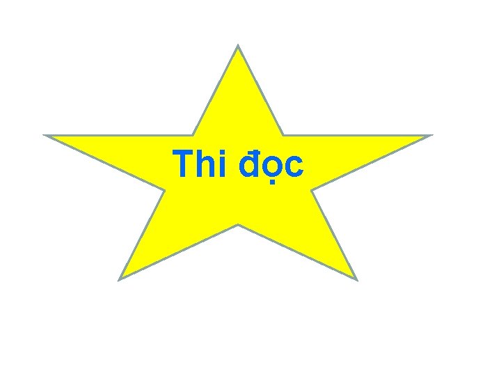 Thi đọc 