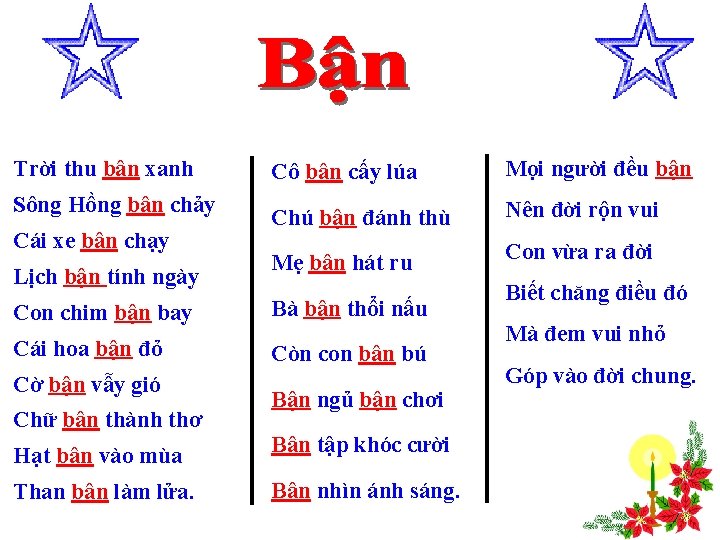 Trời thu bận xanh Sông Hồng bận chảy Cái xe bận chạy Lịch bận