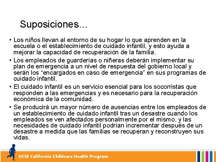 Suposiciones… • Los niños llevan al entorno de su hogar lo que aprenden en