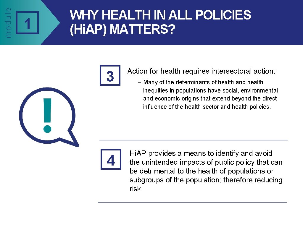 1 WHY HEALTH IN ALL POLICIES (Hi. AP) MATTERS? 3 4 Action for health