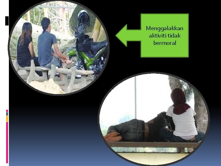 Menggalakkan aktiviti tidak bermoral 