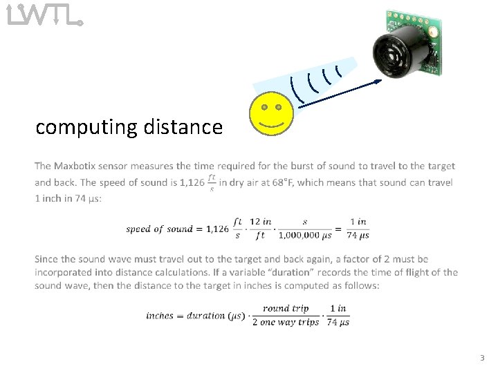computing distance 3 computing distance 3