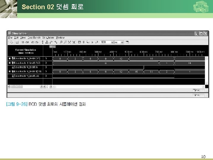 Section 02 덧셈 회로 10 Section 02 덧셈 회로 10