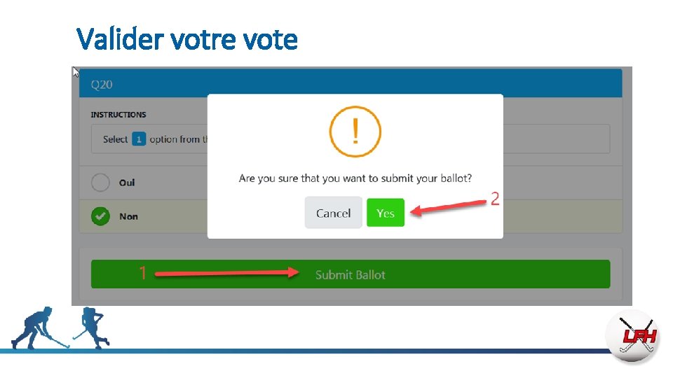 Valider votre vote 