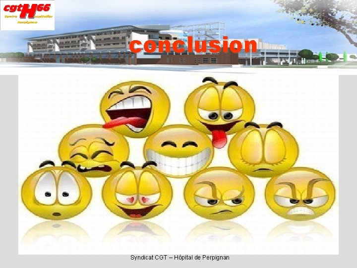 conclusion Syndicat CGT – Hôpital de Perpignan 