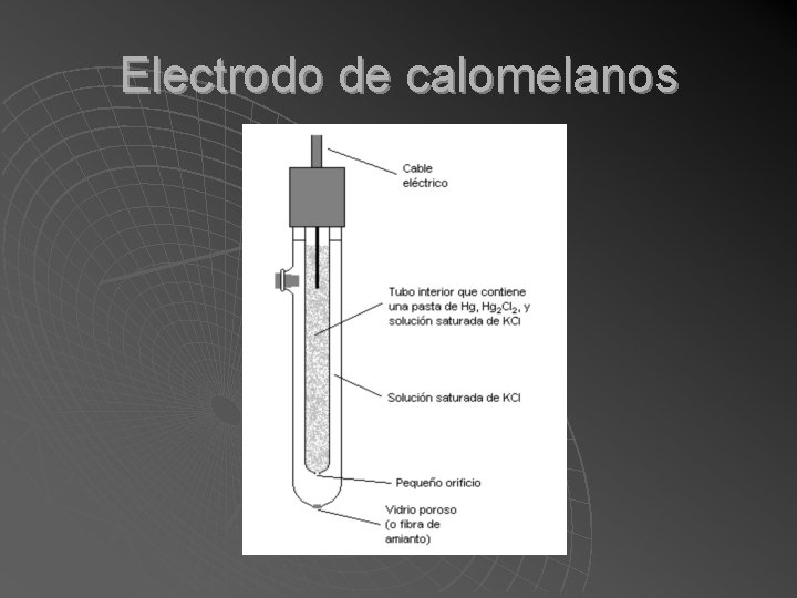 Electrodo de calomelanos 