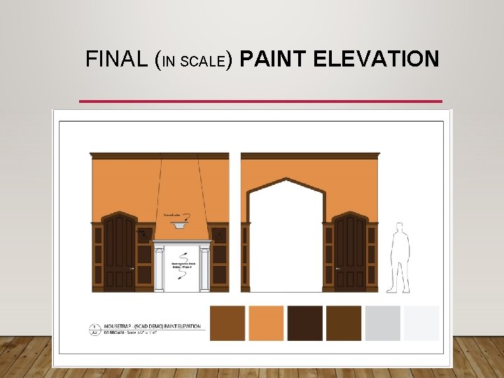FINAL (IN SCALE) PAINT ELEVATION 