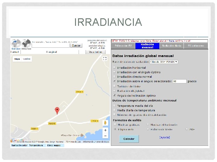 IRRADIANCIA 