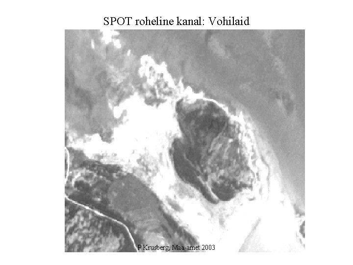 SPOT roheline kanal: Vohilaid P. Krusberg, Maa-amet 2003 