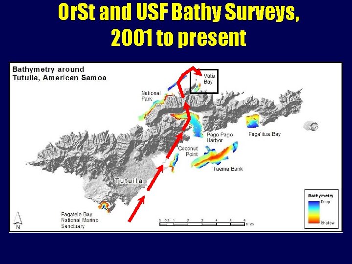 Or. St and USF Bathy Surveys, 2001 to present 