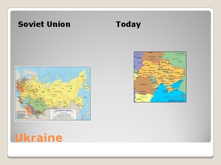 Soviet Union Ukraine Today 