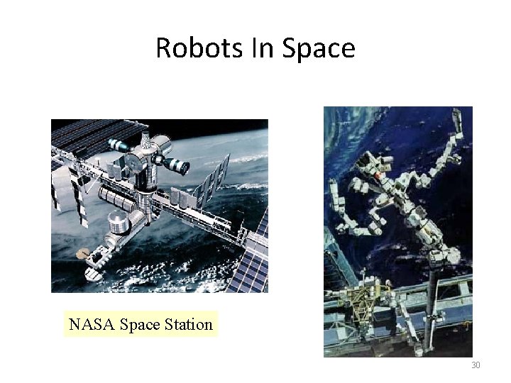 Robots In Space NASA Space Station 30 