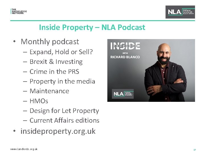 Inside Property – NLA Podcast • Monthly podcast – Expand, Hold or Sell? –