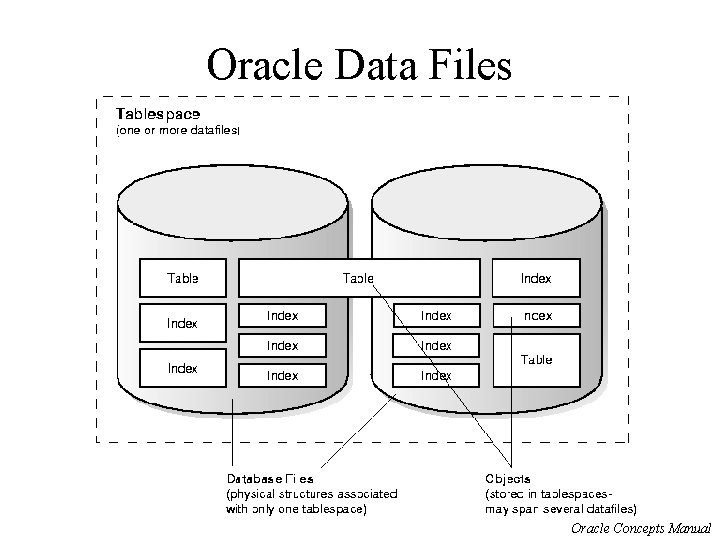 Oracle Data Files Oracle Concepts Manual 
