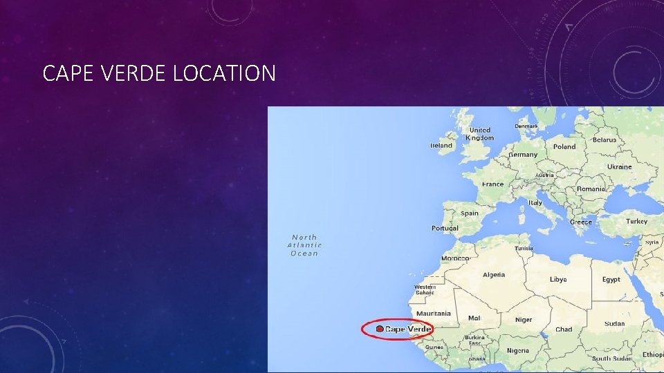 CAPE VERDE LOCATION 