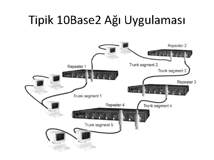 Tipik 10 Base 2 Ağı Uygulaması 