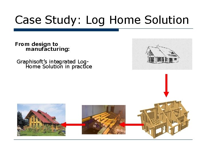 Case Study: Log Home Solution From design to manufacturing: Graphisoft’s integrated Log. Home Solution