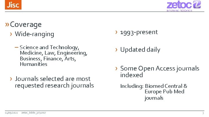 » Coverage › Wide-ranging – Science and Technology, Medicine, Law, Engineering, Business, Finance, Arts,