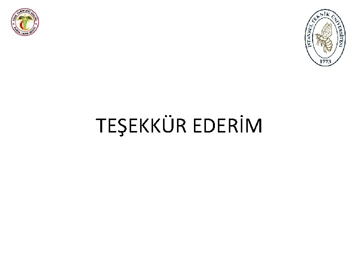 TEŞEKKÜR EDERİM 