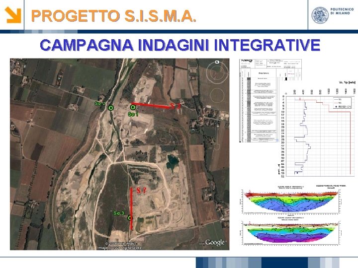 PROGETTO S. I. S. M. A. prof. [m] CAMPAGNA INDAGINI INTEGRATIVE 