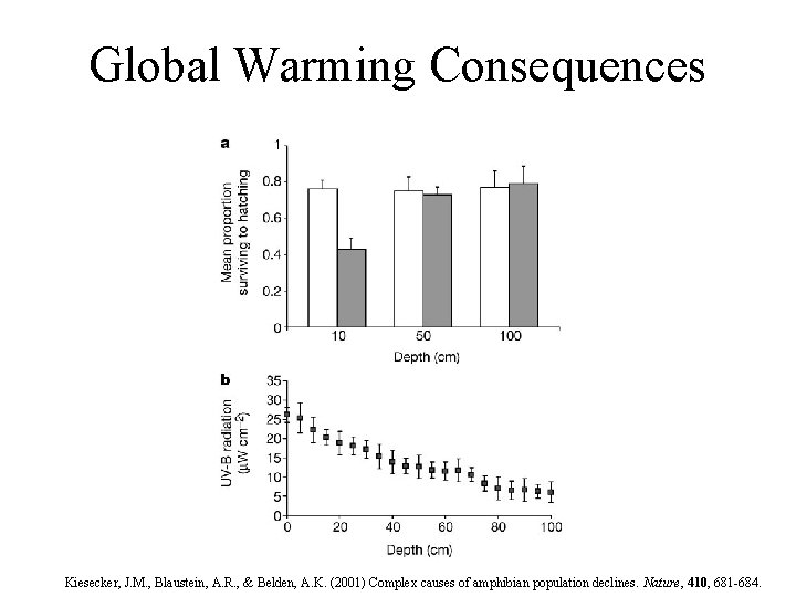 Global Warming Consequences Kiesecker, J. M. , Blaustein, A. R. , & Belden, A.