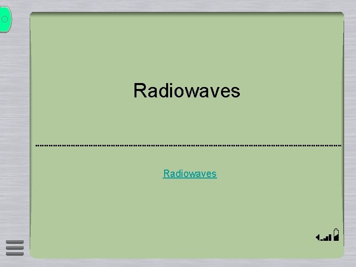 Radiowaves 