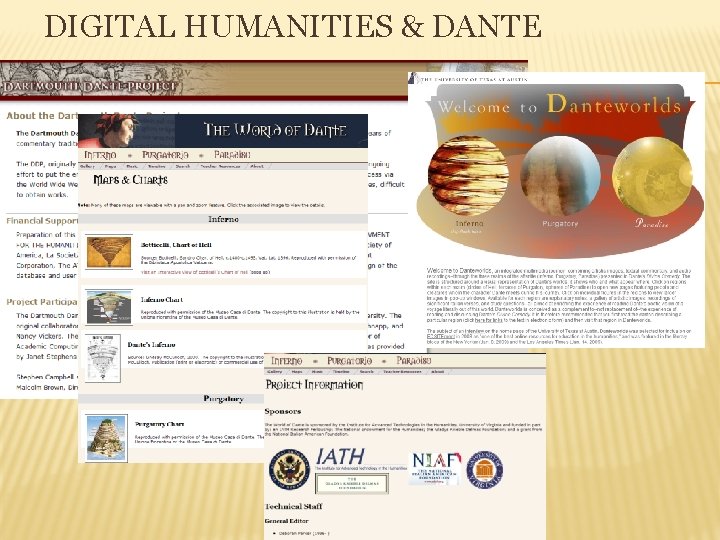 DIGITAL HUMANITIES & DANTE 