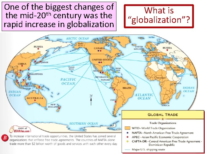 One of the biggest changes of the mid-20 th century was the rapid increase