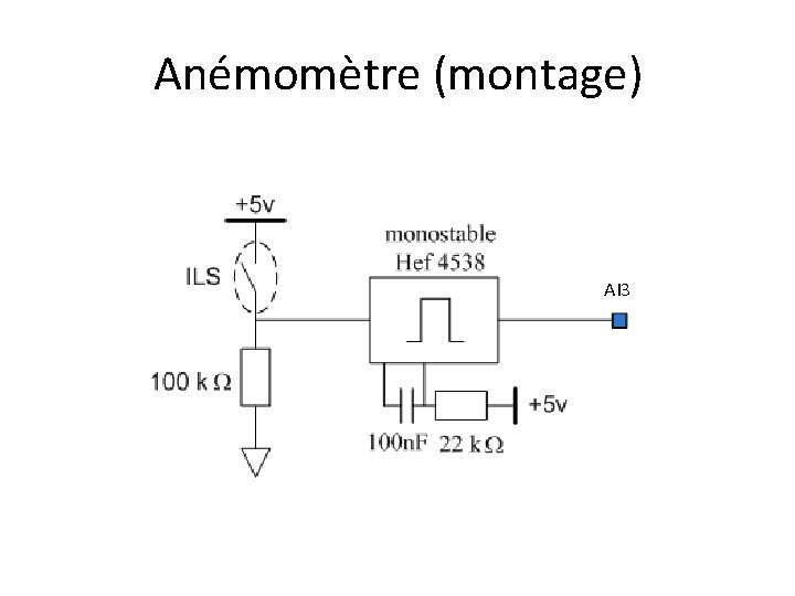 Anémomètre (montage) AI 3 