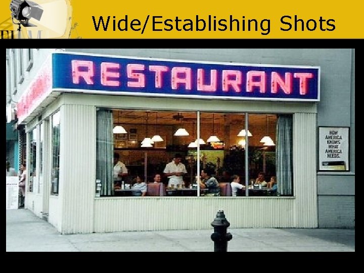 Wide/Establishing Shots 