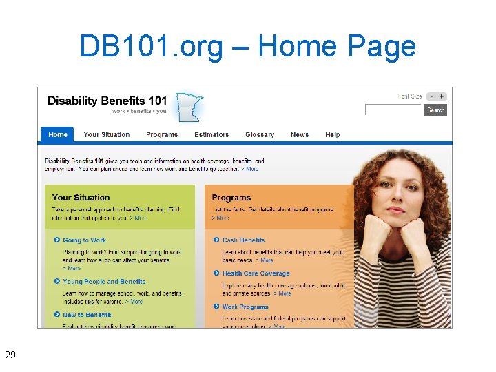 DB 101. org – Home Page 29 