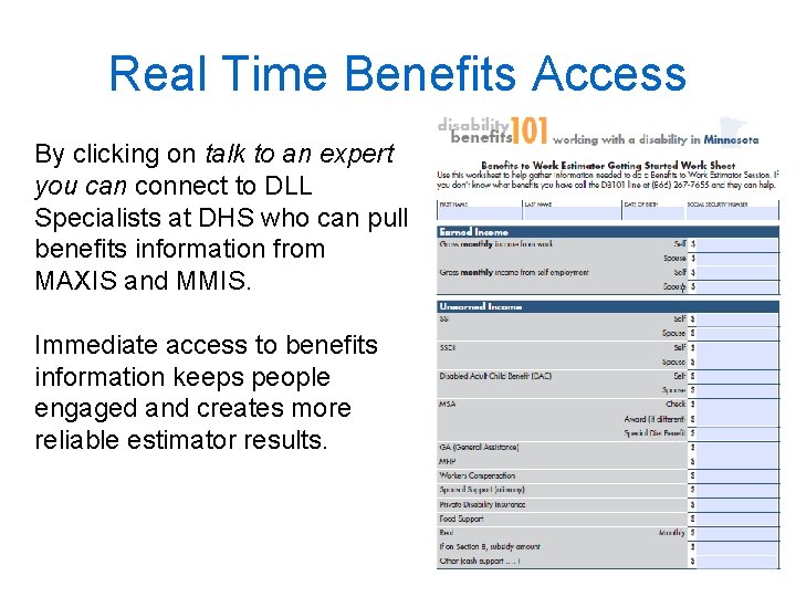 Real Time Benefits Access By clicking on talk to an expert you can connect