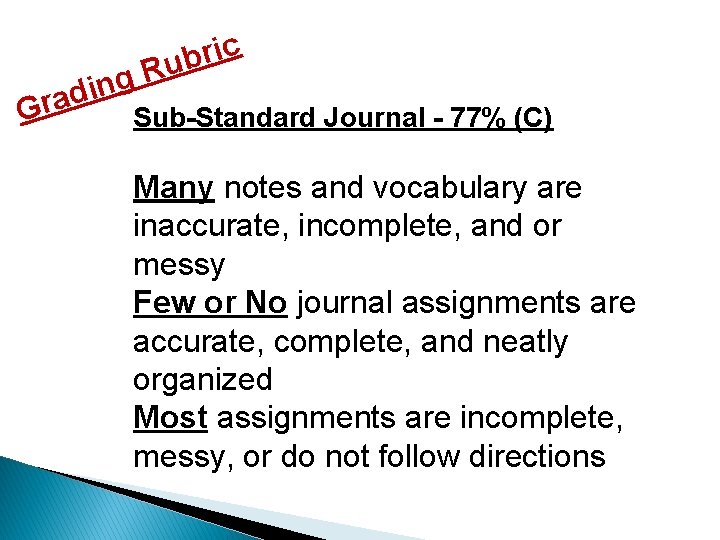 G g n i rad c i r b Ru Sub-Standard Journal - 77%