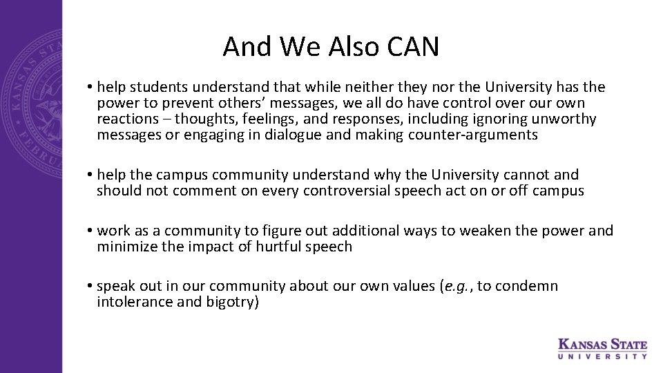 And We Also CAN • help students understand that while neither they nor the